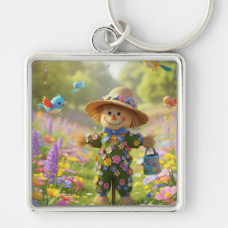 Colourful Scarecrow Keyring