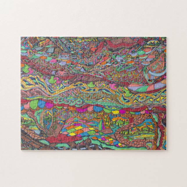 Colourful Scenery In Mazes Jigsaw Puzzle (Horizontal)