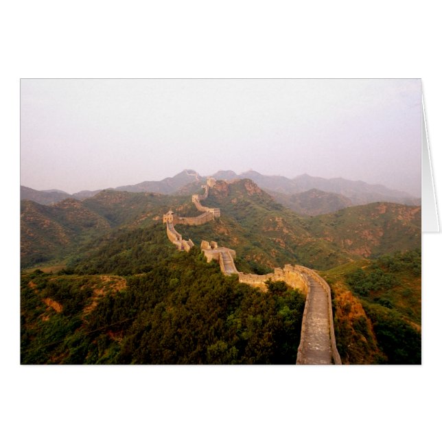 Colourful scenic at the great Wall of China in (Front Horizontal)