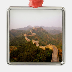 Colourful scenic at the great Wall of China in Metal Tree Decoration