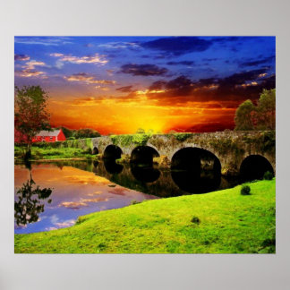 Colourful Scenic View Poster