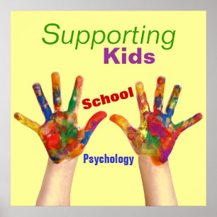 Colourful School Psychology Poster