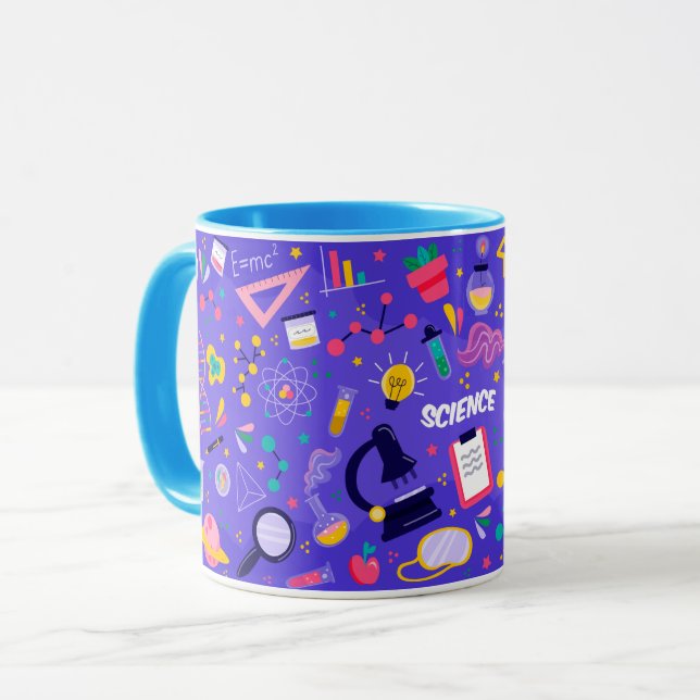 Colourful Science Mug (Front Left)