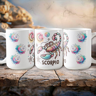 Colourful Scorpio Zodiac Scorpion Astrology Coffee Mug