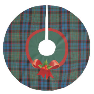 Colourful Scottish Clan MacNicol Brushed Polyester Tree Skirt