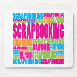Colourful Scrapbooking Mouse Mat