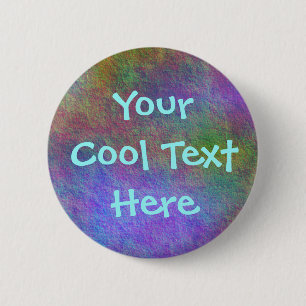 "Colourful Sea Bed I" Template 6 Cm Round Badge