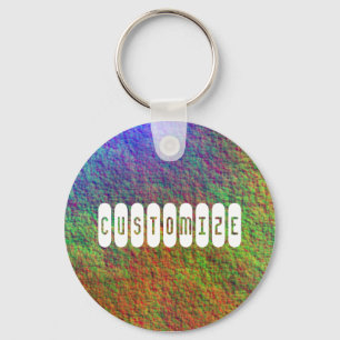 Colourful Sea Bed II - Template Key Ring