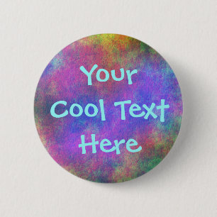 "Colourful Sea Bed IV" Template 6 Cm Round Badge