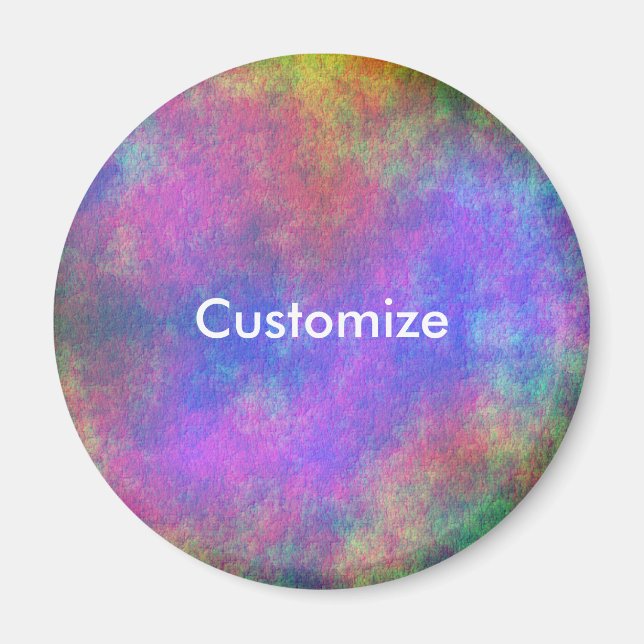 Colourful Sea Bed IV - Template Magnet (Front)