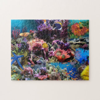 Colourful sea coral & fish 252 piece puzzle