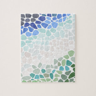 Colourful Sea Glass Jigsaw Puzzle