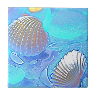 Colourful Sea Glass Tile