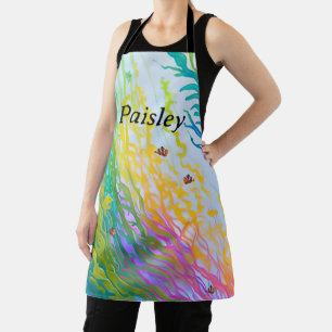 Colourful Sea Grass Apron with Clown Fish