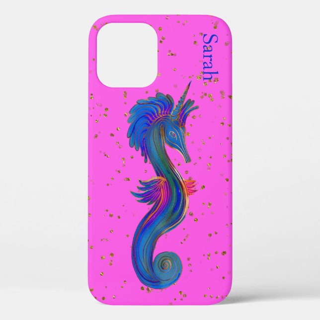 Colourful Sea Horse Case-Mate iPhone Case (Back)
