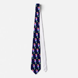 Colourful Sea Horses Tie