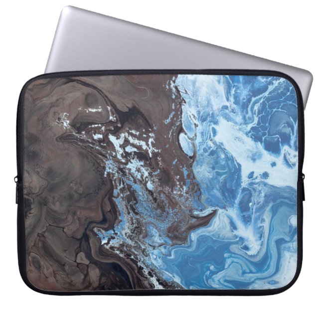 Colourful sea laptop sleeve (Front)