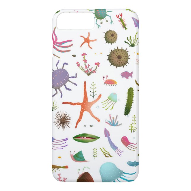 Colourful Sea Life Case-Mate iPhone Case (Back)