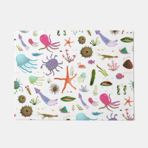 Colourful Sea Life Doormat