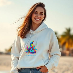 Colourful Sea Lion Splash- Hoodie