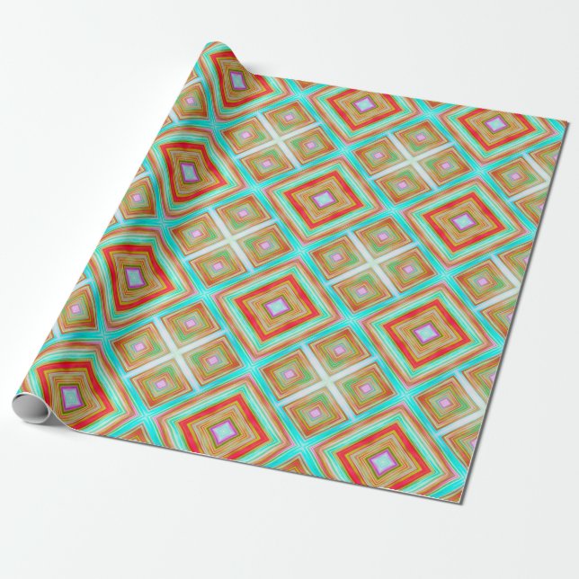 Colourful seamless pattern backgroundabstract, art wrapping paper (Unrolled)