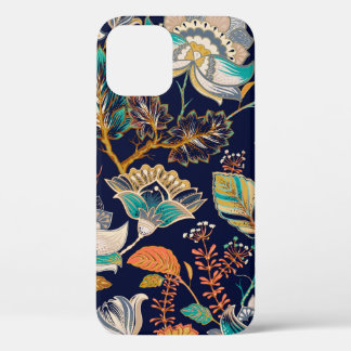 Colourful seamless pattern. Floral background. Flo iPhone 12 Case