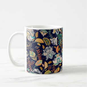 Colourful seamless pattern. Floral background. Flo Coffee Mug