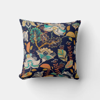 Colourful seamless pattern. Floral background. Flo Cushion