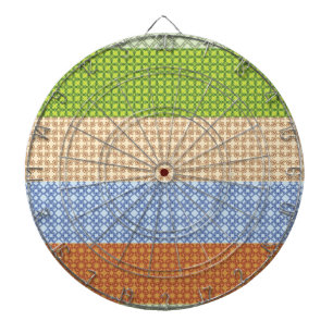 colourful seamless pattern mosaic, yellow, green.. dartboard