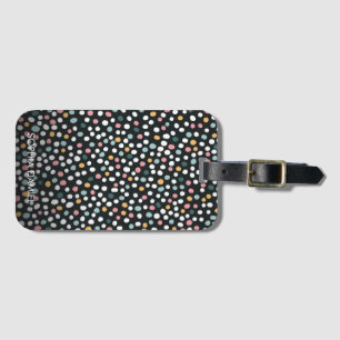 Colourful Seamless polka dots Pastel Pattern   Luggage Tag