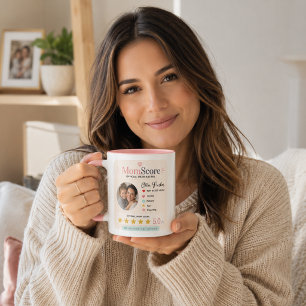 Colourful Search Style Mum Photo Tribute Mug