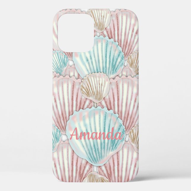Colourful Seashell Cluster Case-Mate iPhone Case (Back)