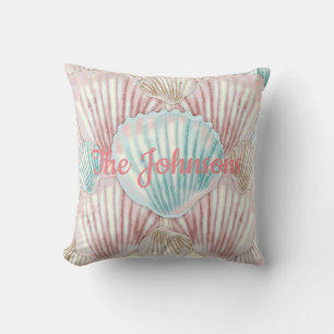 Colourful Seashell Cluster Cushion