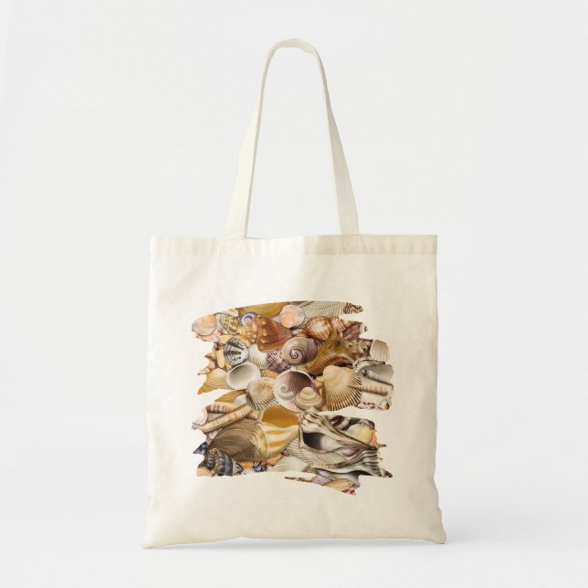 Colourful Seashells Tote Bag (Front)