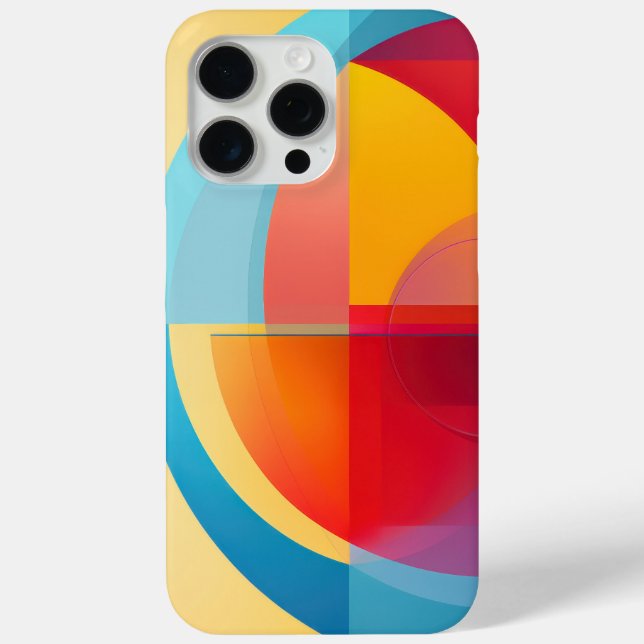 Colourful semi-circle shapes  Case-Mate iPhone case (Back)