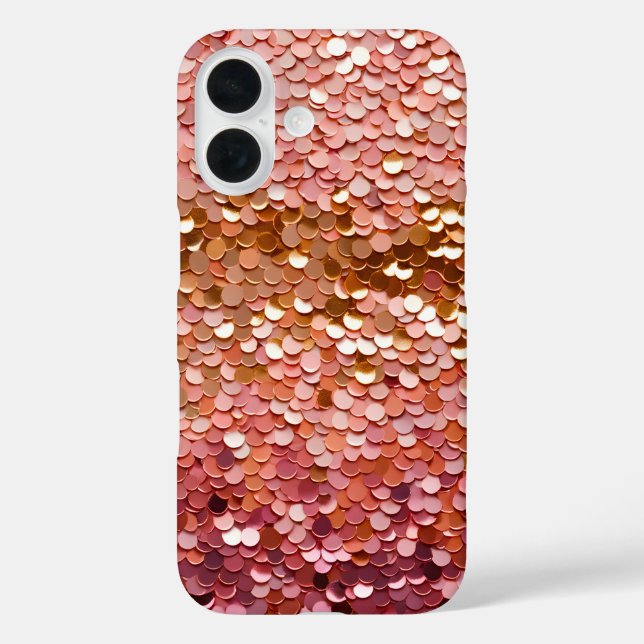 Colourful Sequin Art iPhone Case (Back)