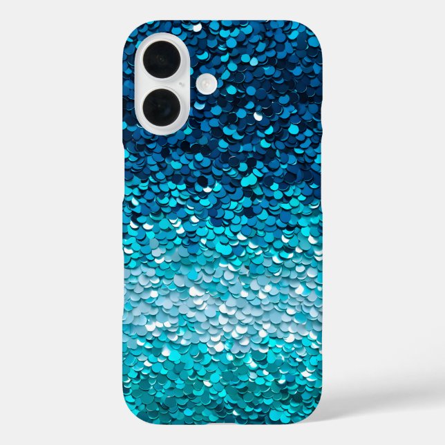 Colourful Sequin Art iPhone Case (Back)