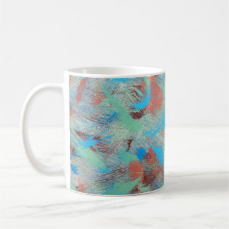 Colourful series: abstract background texture. coffee mug
