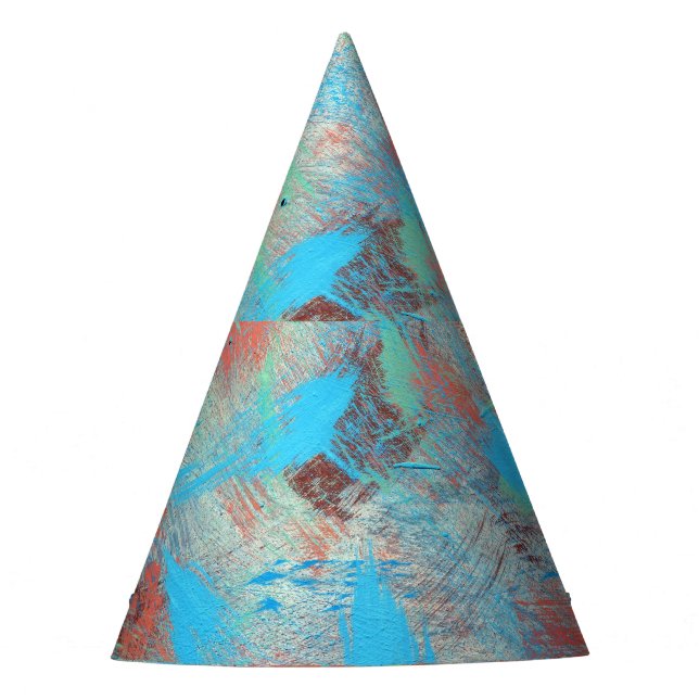 Colourful series: abstract background texture. party hat (Front)