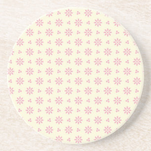Colourful Series---Eyelet Ecru & Pink coaster