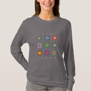Colourful Shamrock Feminine St Patricks Day Shirt