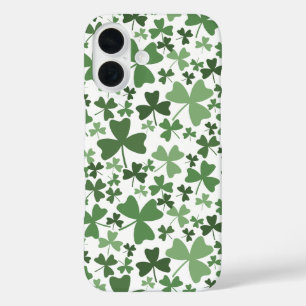 Colourful Shamrocks iPhone 16 Case