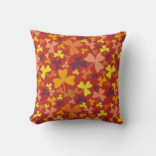 Colourful Shamrocks Cushion