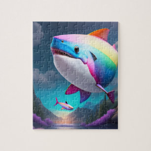 Colourful Shark Jigsaw Puzzle