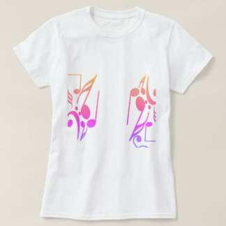 Colourful Sheet Music T-Shirt