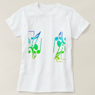 Colourful Sheet Music T-Shirt