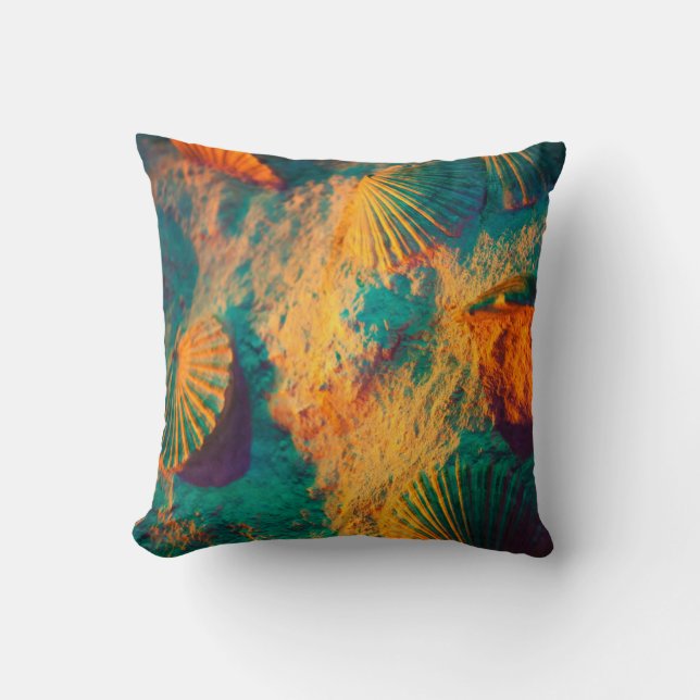 Colourful Shells Cushion (Front)