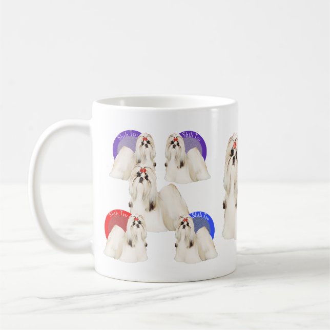 Colourful Shih Tzu Mug (Left)