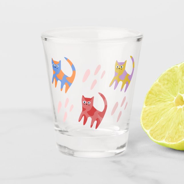 Colourful Shot Glass (Front)