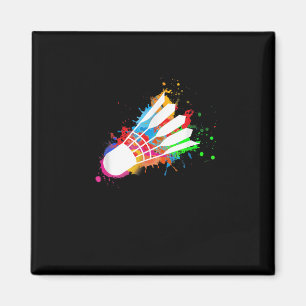 Colourful Shuttle Badminton  Magnet